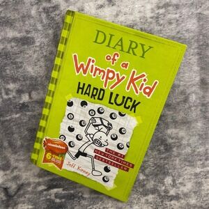 Diary of a Wimpy Kid Hard Luck Jeff Kinney Book 8 Hardcover Green Kids Fiction